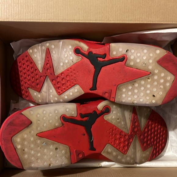 Red Suede Air Jordan flyknit elevation - Picture 4 of 7